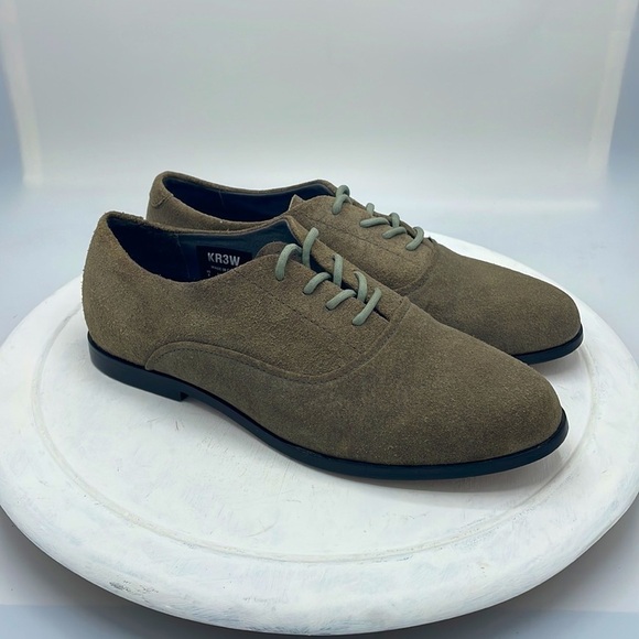 NWOT KR3W - MENS MCKINLEY GREY OILED SUEDE SHOES main image 6